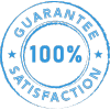 Image of We believe in 100% satisfaction, 100% of the time! Contact us if you aren't happy.